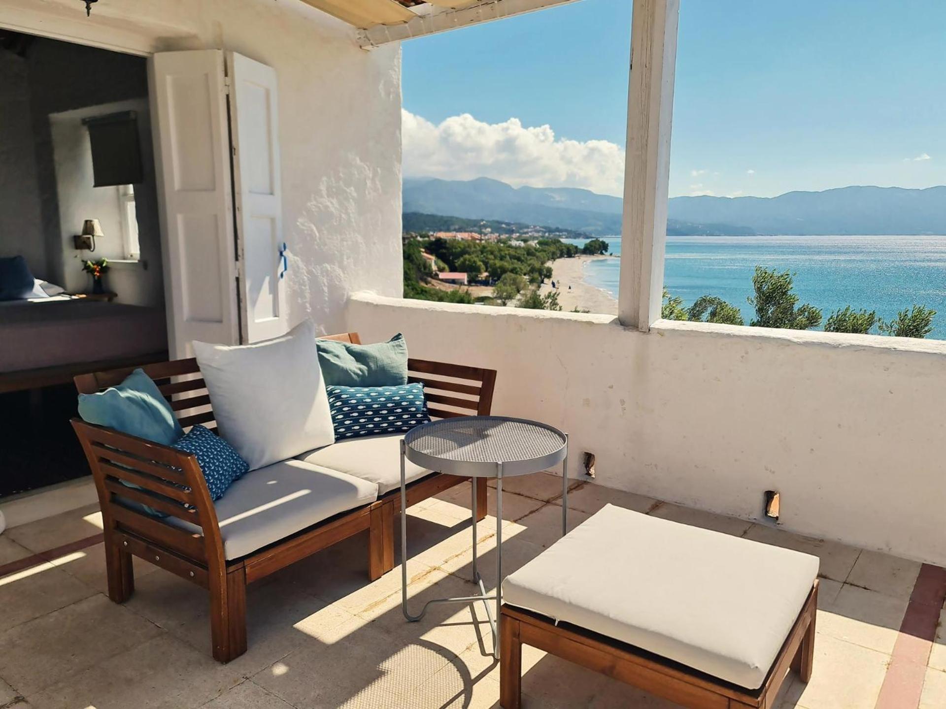 Loukoulos' Maisonette Marathokampos Luaran gambar